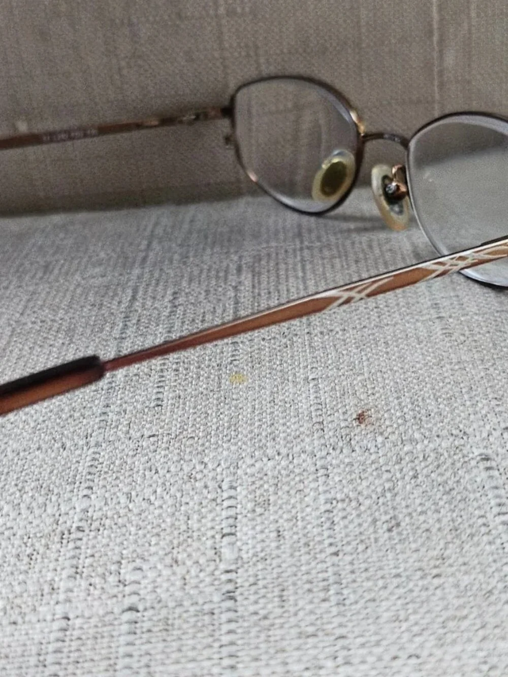 Vintage Liz Claiborne Eyeglasses Frame Gold Tone Eyewear L282 FD2 Glasses